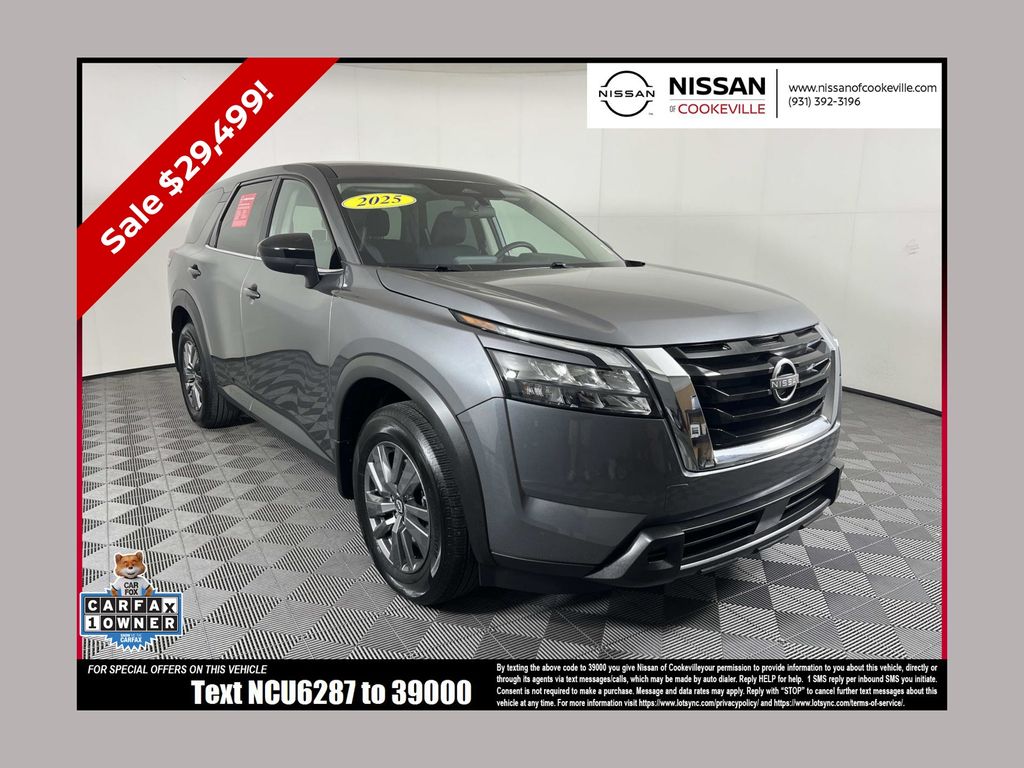 Gray (Gun Metallic) 2025 Nissan Pathfinder SUV / Crossover Front-Wheel Drive 9-Speed Automatic