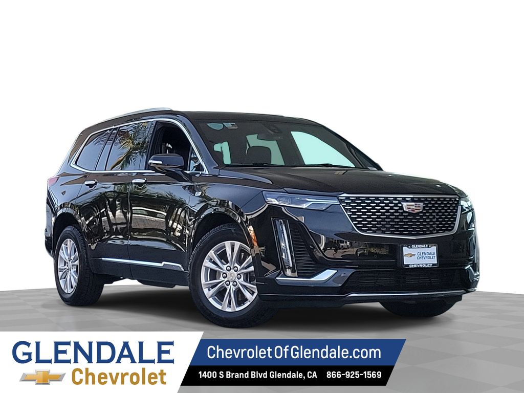 Stellar Black Metallic 2025 Cadillac XT6 Luxury FWD SUV / Crossover Front-Wheel Drive 9-Speed Automatic