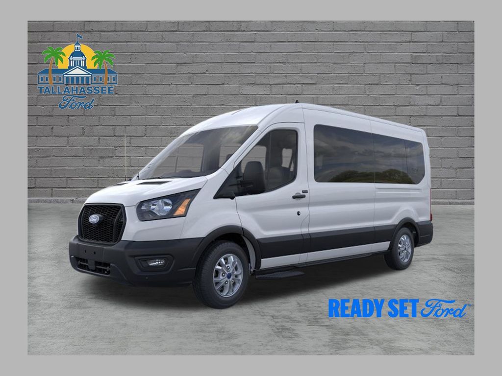 Oxford White 2026 Ford Transit Passenger Van Rear-Wheel Drive