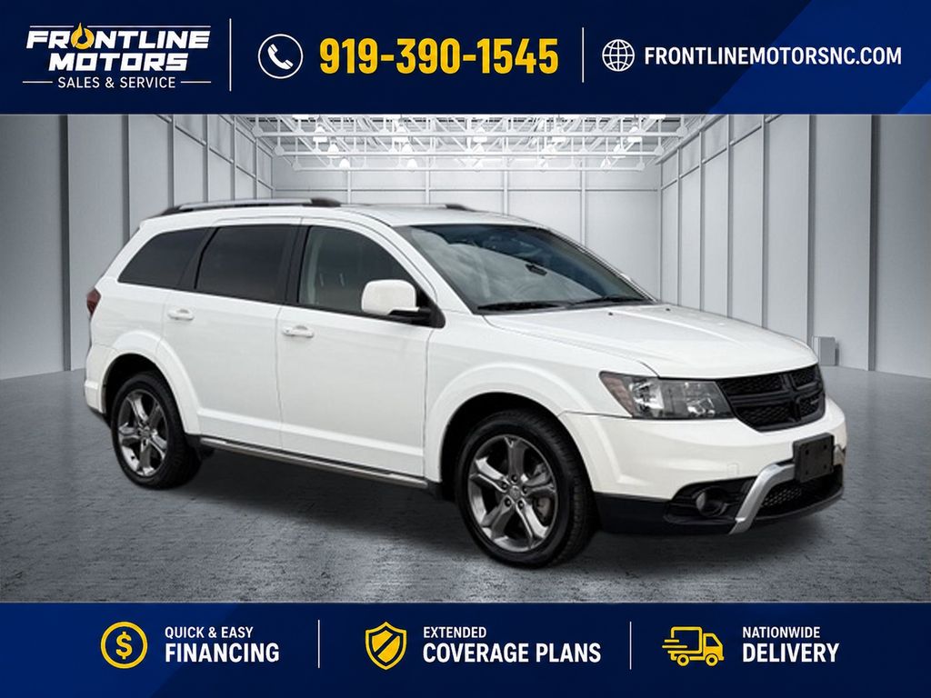 White 2016 Dodge Journey SUV / Crossover Front-Wheel Drive 4-Speed Automatic