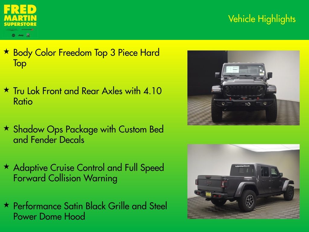 new 2026 Jeep Gladiator car, priced at $57,688