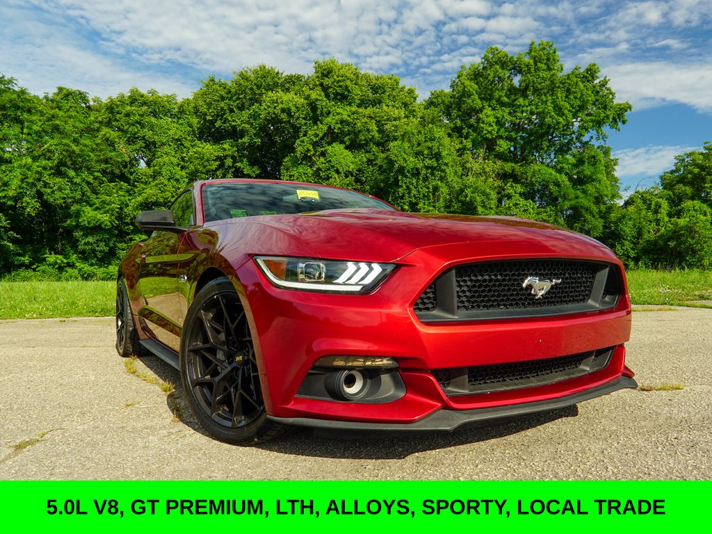 Ruby Red Metallic Tinted Clearcoat 2015 Ford Mustang Coupe Rear-Wheel Drive 6-Speed Automatic