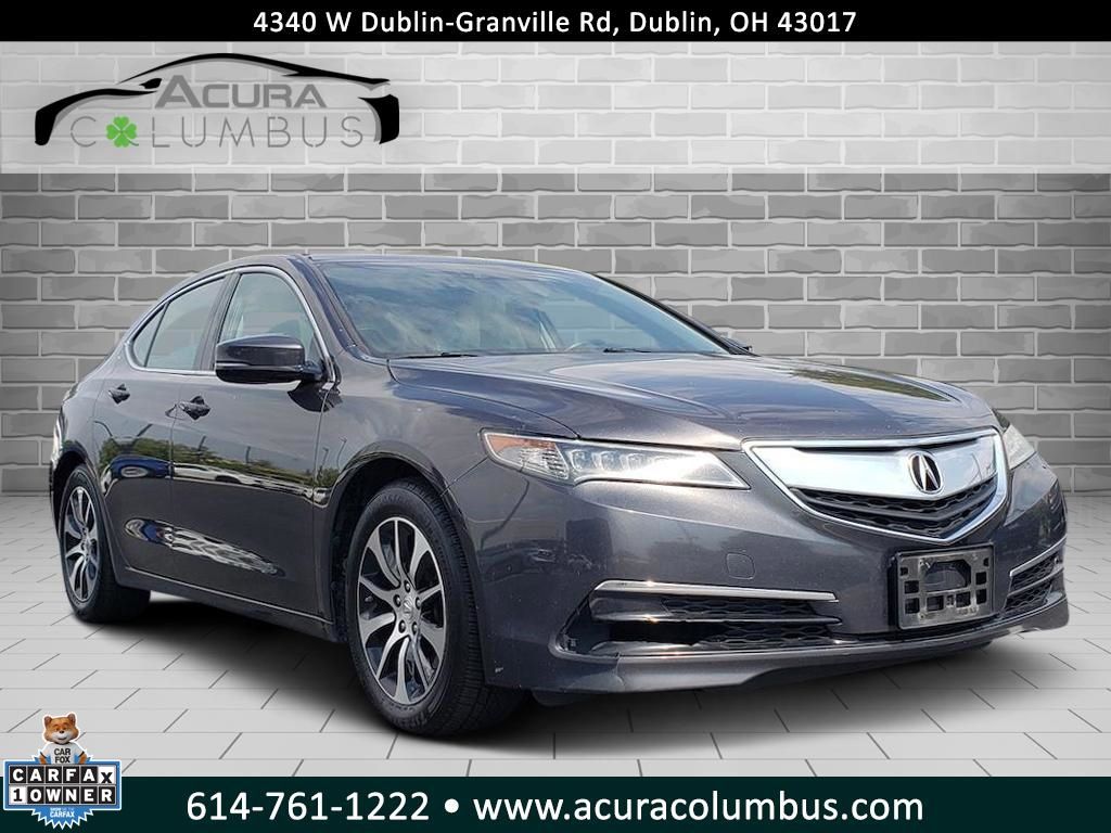Gray (Graphite Luster Metallic) 2015 Acura TLX Sedan Front-Wheel Drive 8-Speed Dual Clutch