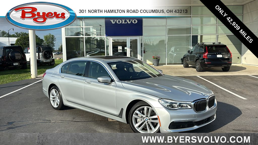 Glacier Silver Metallic 2019 BMW 7 Series 750i xDrive AWD Sedan All-Wheel Drive 8-Speed Automatic