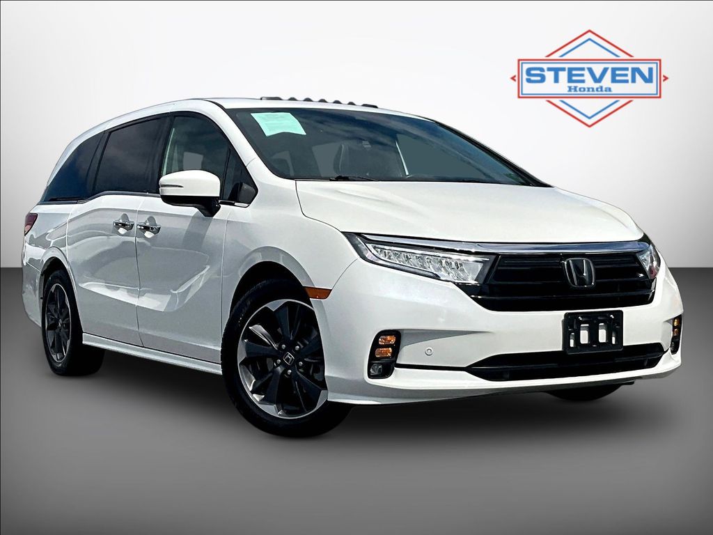 Platinum White Pearl 2022 Honda Odyssey Minivan Front-Wheel Drive Automatic