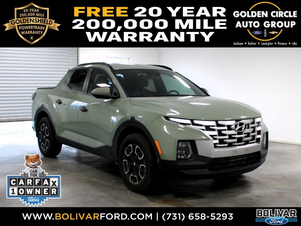 Sage Gray 2024 Hyundai Santa Cruz Pickup Truck Front-Wheel Drive 8-Speed Automatic
