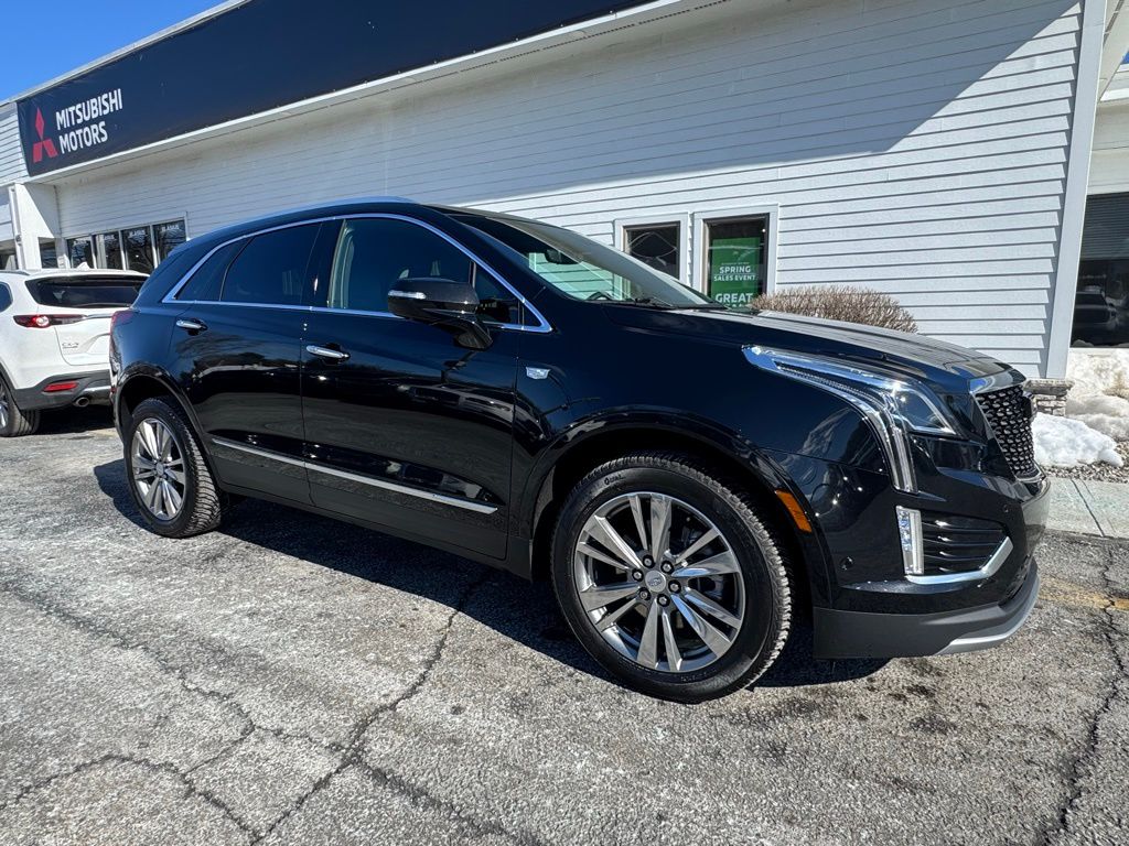 Stellar Black Metallic 2023 Cadillac XT5 Premium Luxury AWD SUV / Crossover Four-Wheel Drive 9-Speed Automatic