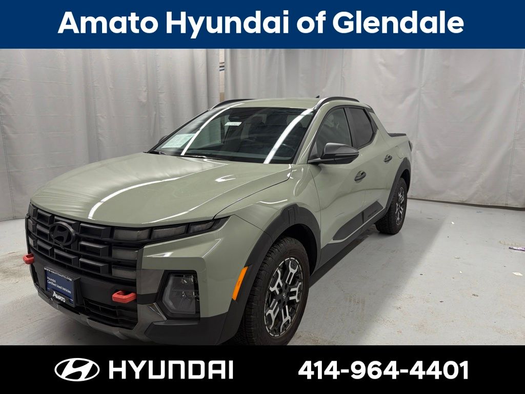 Sage Gray 2025 Hyundai Santa Cruz Pickup Truck All-Wheel Drive Automatic