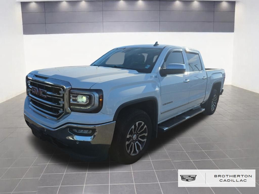 Summit White 2018 GMC Sierra 1500 Pickup Truck Four-Wheel Drive 8-Speed Automatic Overdrive