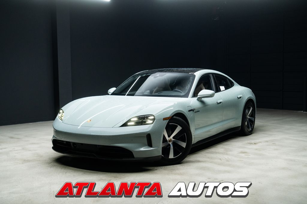 Shade Green Metallic 2025 Porsche Taycan Sedan Rear-Wheel Drive 2-Speed Automatic