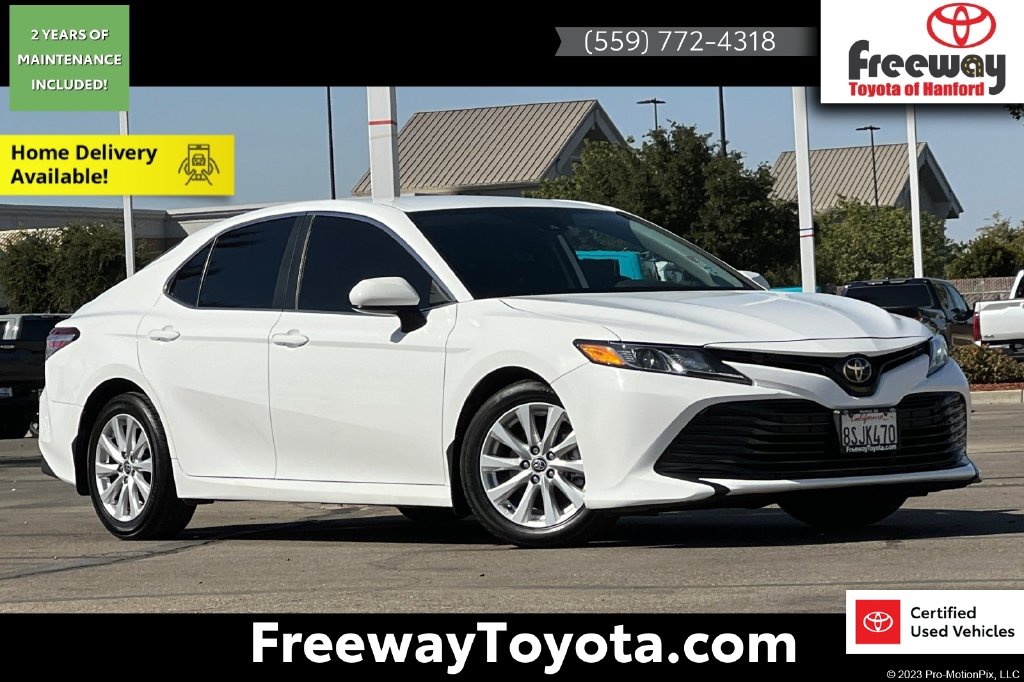 Super White 2020 Toyota Camry Sedan Front-Wheel Drive 8-Speed Automatic