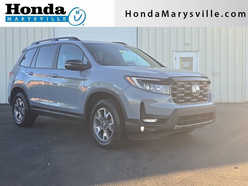 Sonic Gray Pearl 2023 Honda Passport TrailSport AWD SUV / Crossover All-Wheel Drive 9-Speed Automatic