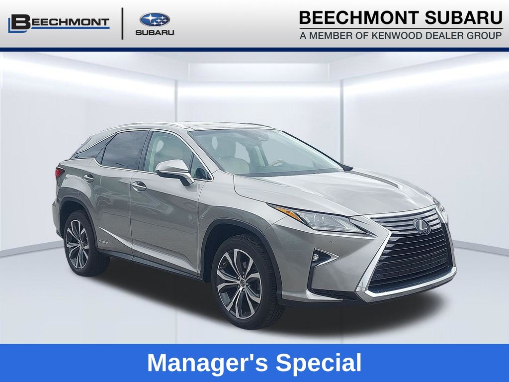 Silver 2019 Lexus RX Hybrid SUV / Crossover All-Wheel Drive Continuously Variable Transmission