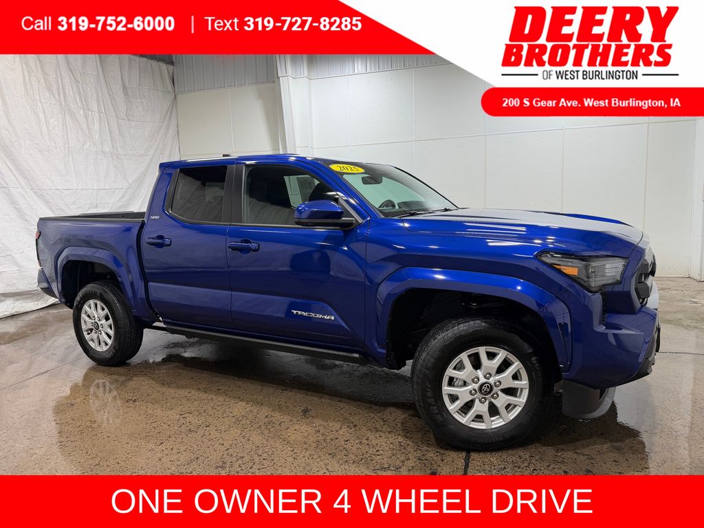 Blue 2025 Toyota Tacoma Pickup Truck Four-Wheel Drive 8-Speed Automatic