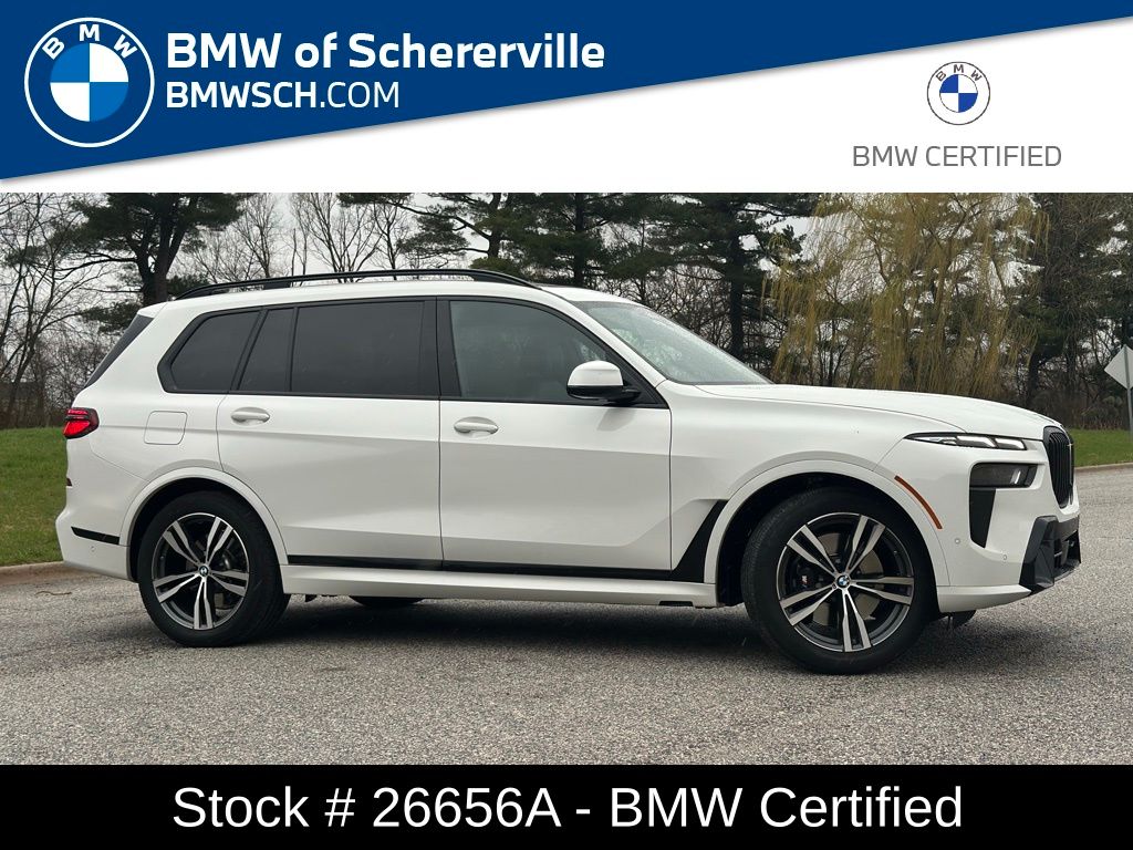 Alpine White 2025 BMW X7 xDrive40i AWD SUV / Crossover All-Wheel Drive 8-Speed Automatic