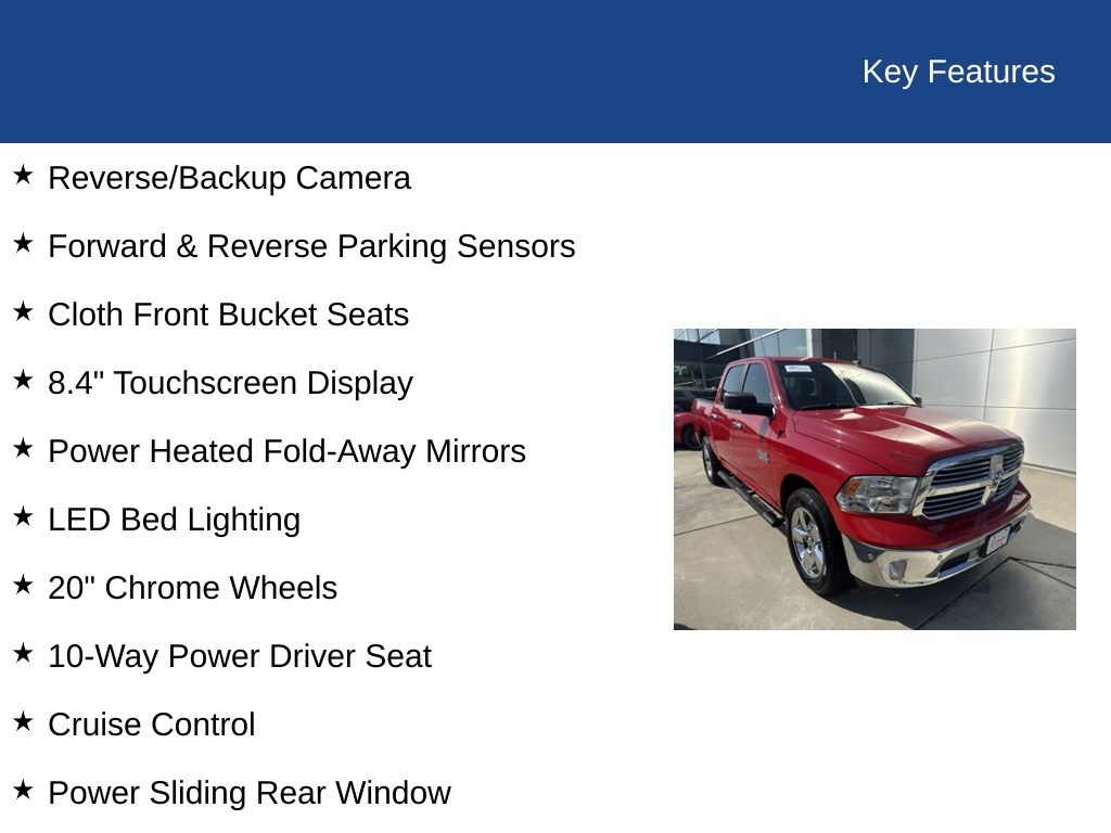 2018 Ram 1500 Big Horn Crew Cab 4x4 5'7" Box