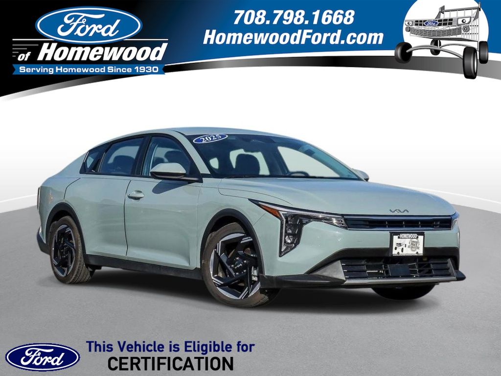 Morning Haze 2025 Kia K4 EX FWD Sedan Front-Wheel Drive Continuously Variable Transmission