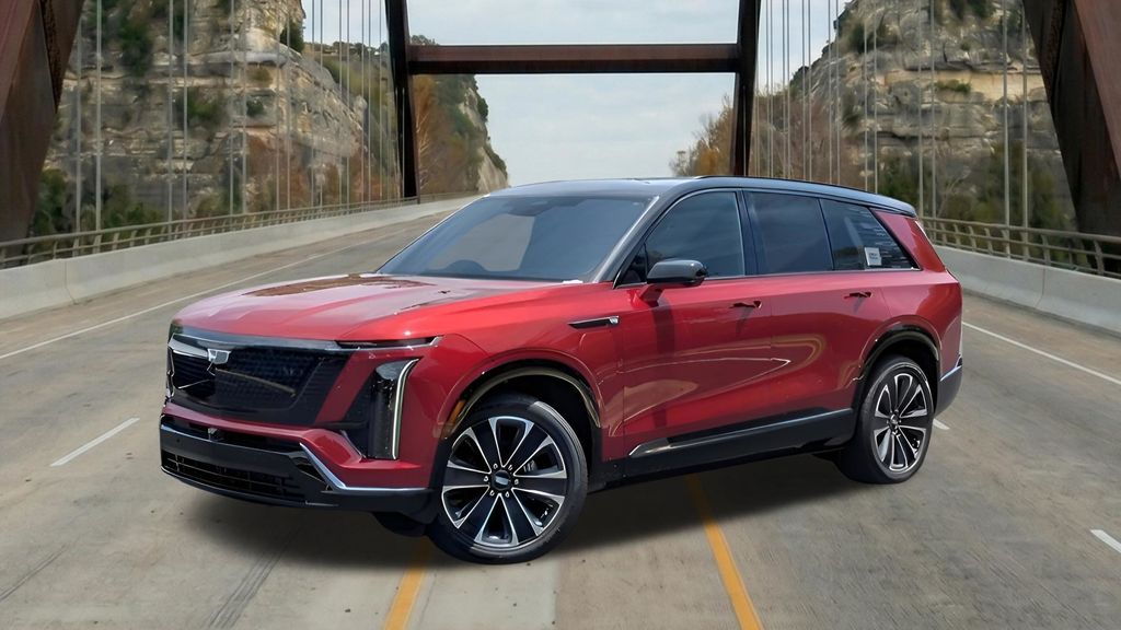 Radiant Red 2026 Cadillac VISTIQ Sport AWD SUV / Crossover All-Wheel Drive 1-Speed Automatic