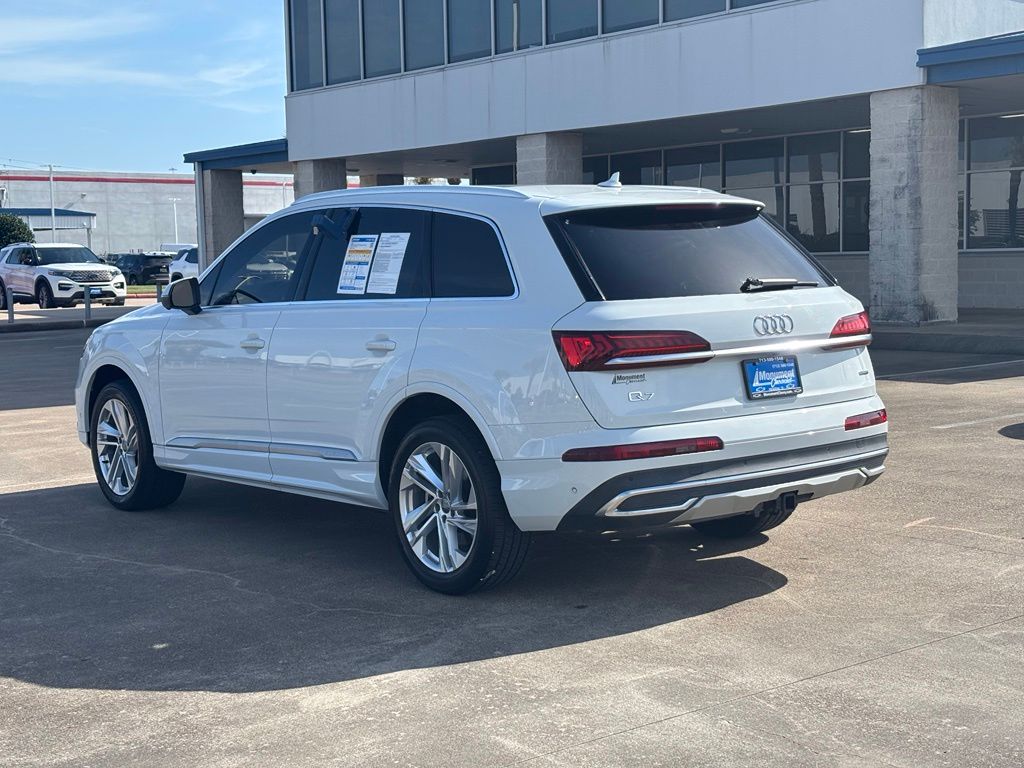 2020 Audi Q7 55 Premium Plus White at Westside Lexus