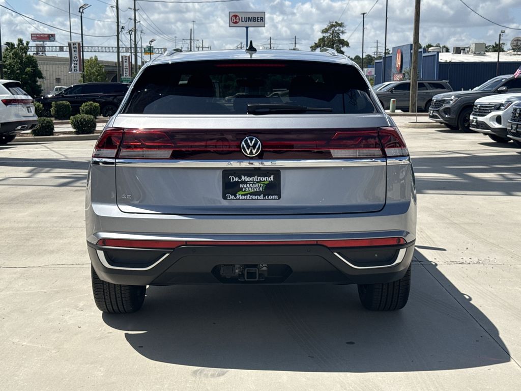 2026 Volkswagen Atlas Cross Sport 2.0T SE w/Technology Silver at DeMontrond Auto Country