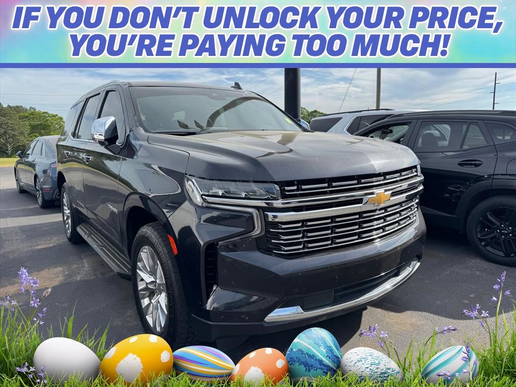 Dark Ash Metallic 2023 Chevrolet Tahoe Premier RWD SUV / Crossover 4X2