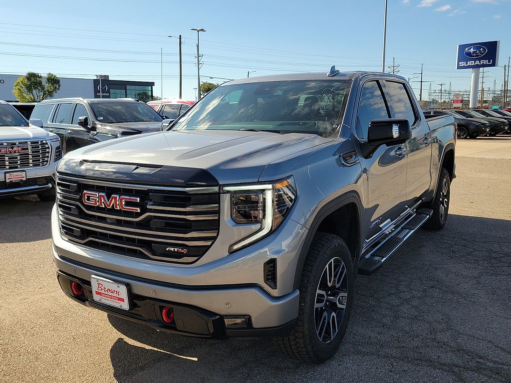 2026 GMC Sierra 1500 AT4 Silver at Brown Buick GMC