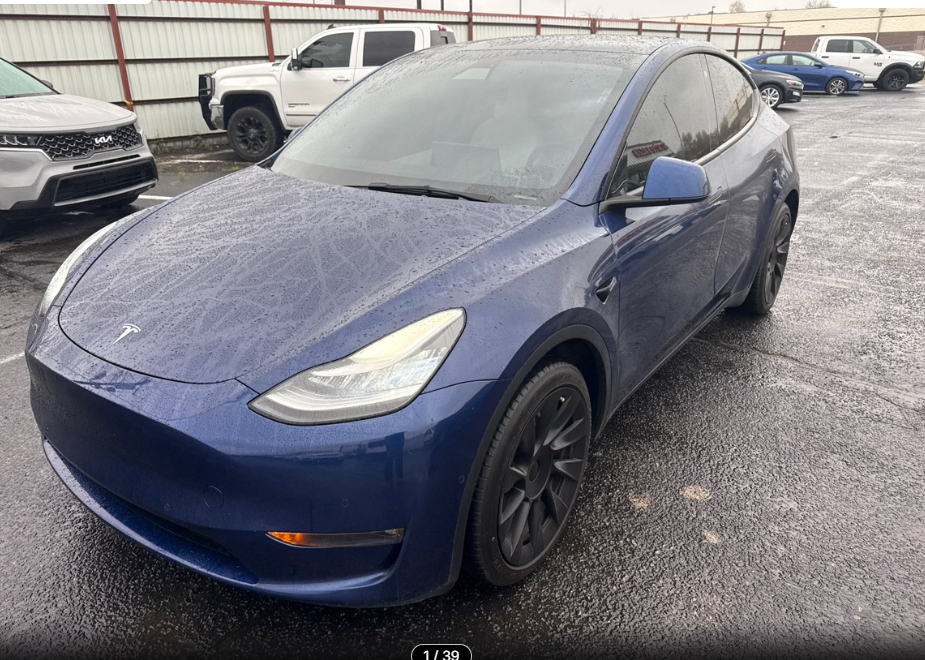 Blue 2021 Tesla Model Y Long Range AWD SUV / Crossover All-Wheel Drive 1-Speed Automatic