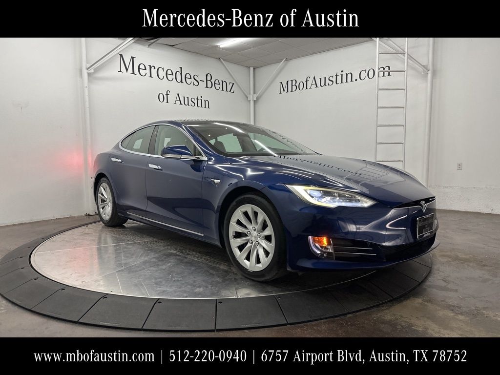 Blue 2018 Tesla Model S 75D AWD Sedan All-Wheel Drive 1-Speed Automatic