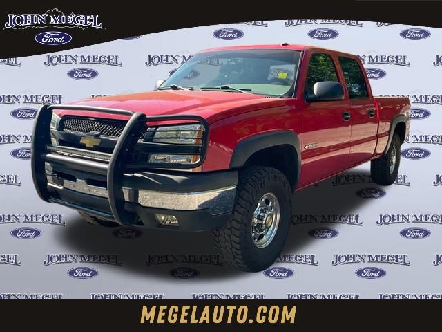 Wildfire Red 2003 Chevrolet Silverado 1500HD LT Crew Cab 4WD Pickup Truck Four-Wheel Drive 4-Speed Automatic