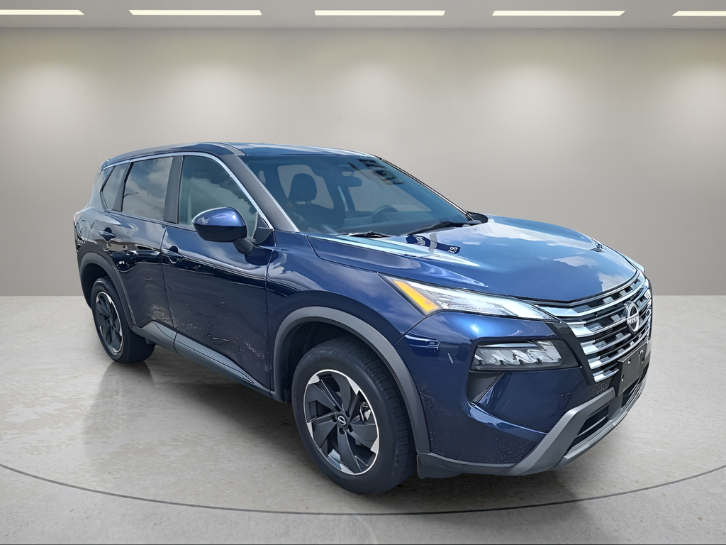 Deep Ocean Blue Pearl 2025 Nissan Rogue SUV / Crossover All-Wheel Drive Continuously Variable Transmission