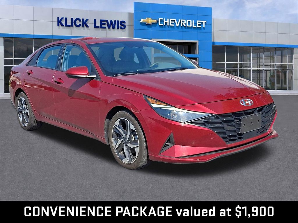 2023 Hyundai Elantra SEL Red at Bob Ruth Ford