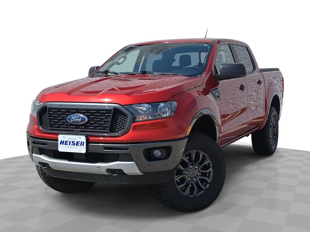Chili Pepper Red 2019 Ford Ranger XLT SuperCrew 4WD Pickup Truck Four-Wheel Drive Automatic