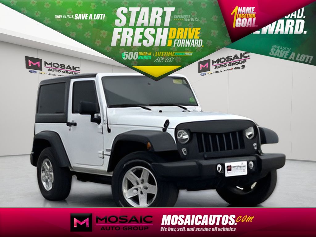 Bright White Clearcoat 2016 Jeep Wrangler Sport 4WD SUV / Crossover Four-Wheel Drive 5-Speed Automatic