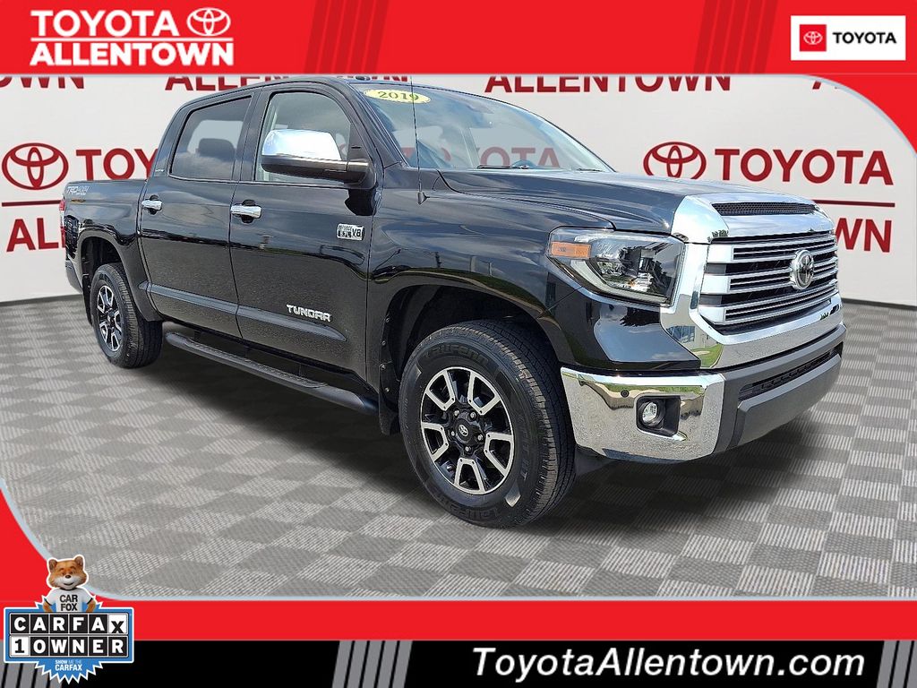 Midnight Black Metallic 2019 Toyota Tundra Pickup Truck Four-Wheel Drive 6-Speed Automatic