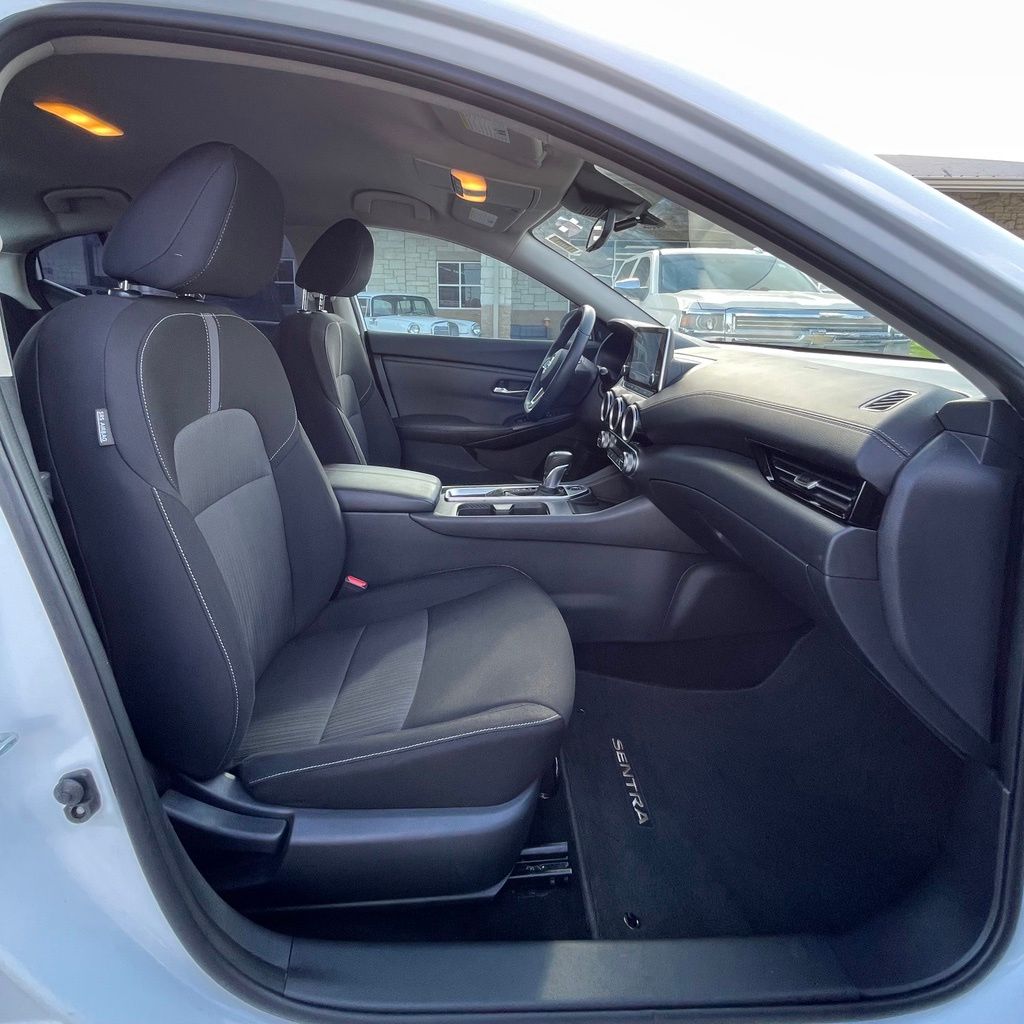 2020 Nissan Sentra SV White at South Houston Nissan