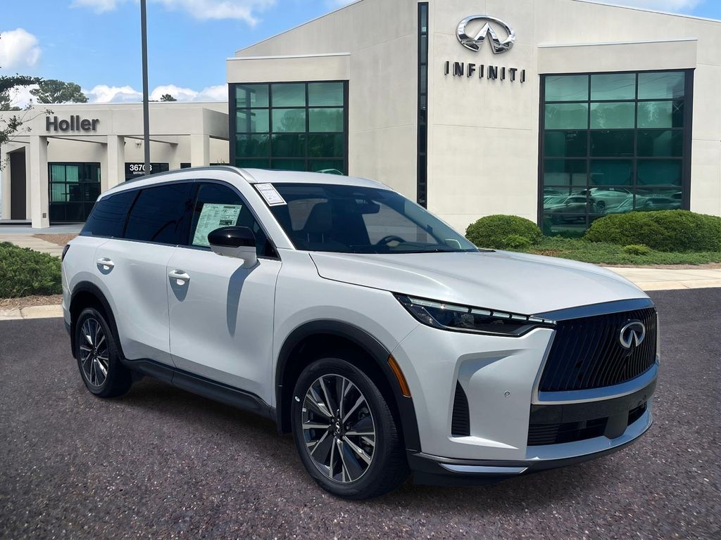 Radiant White 2027 INFINITI QX60 SUV / Crossover Front-Wheel Drive 9-Speed Automatic