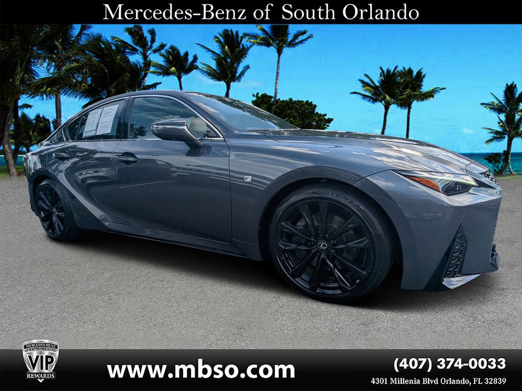 Cloudburst Gray 2024 Lexus IS 350 F Sport RWD Sedan Rear-Wheel Drive 8-Speed Automatic
