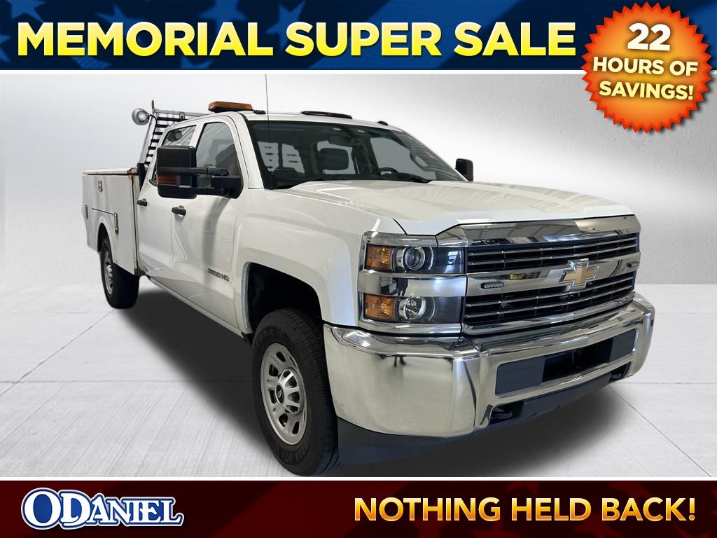 Summit White 2017 Chevrolet Silverado 3500HD Work Truck Crew Cab 4WD Pickup Truck Four-Wheel Drive 6-Speed Automatic Overdrive