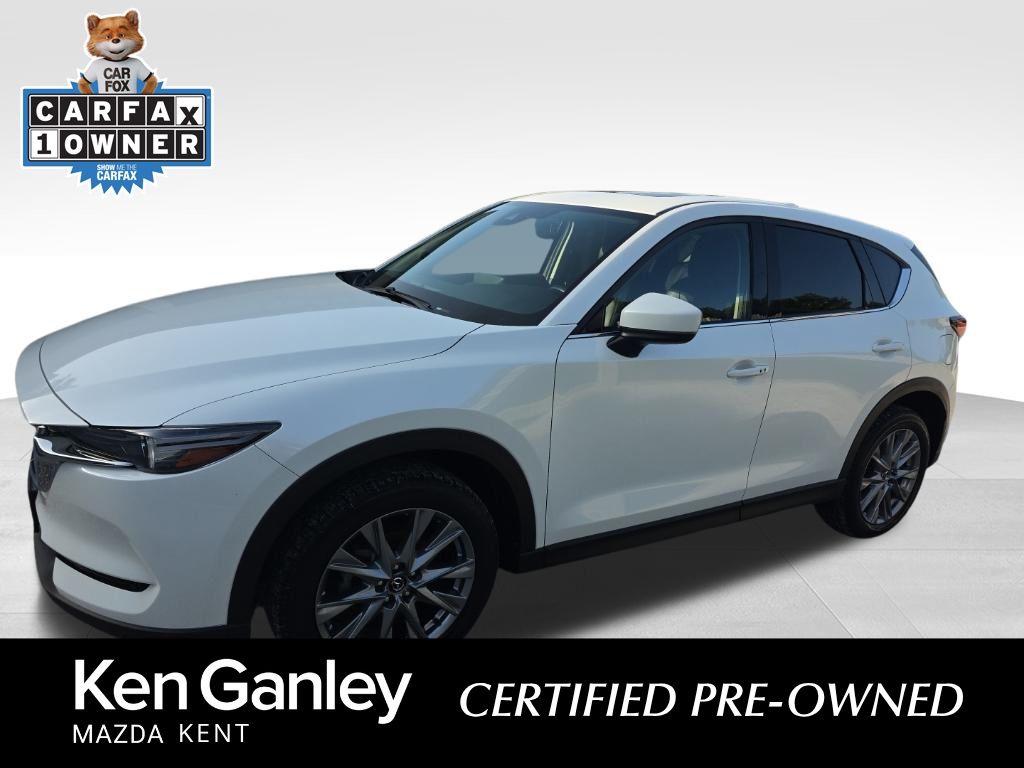 Snowflake White Pearl Mica 2021 Mazda CX-5 SUV / Crossover All-Wheel Drive 6-Speed Automatic