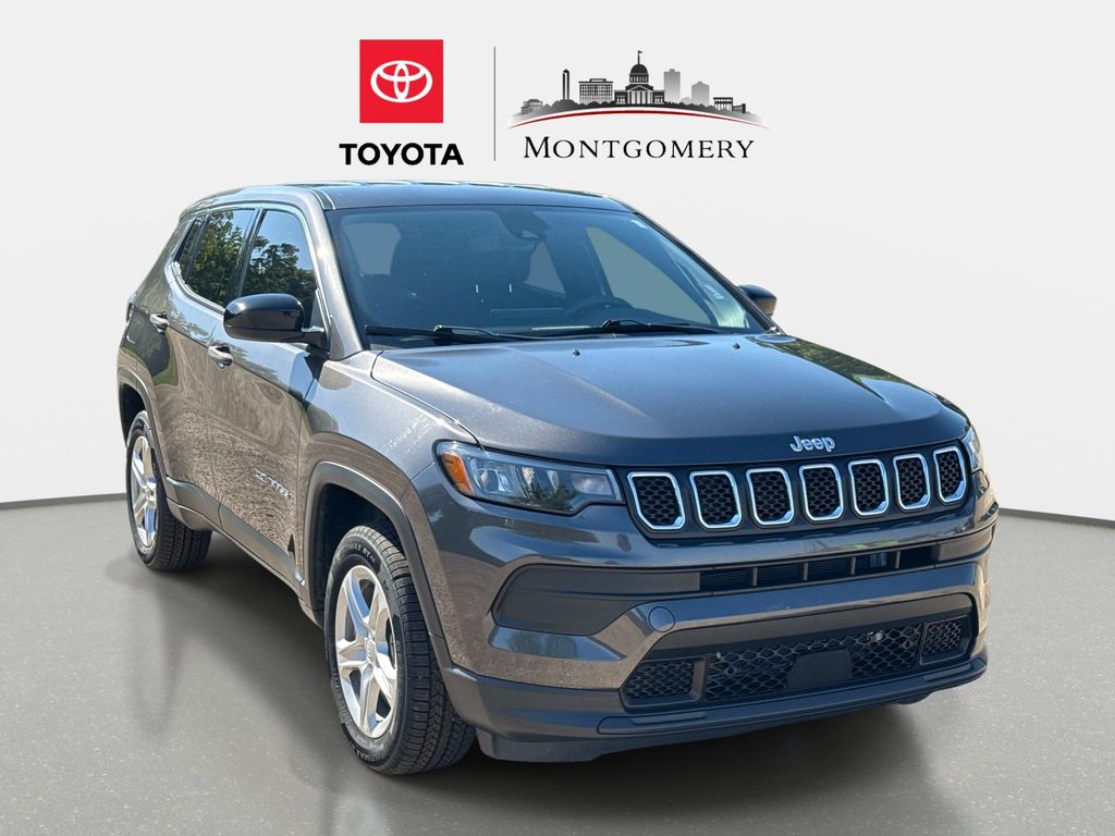 Gray (Granite Crystal Metallic Clearcoat) 2023 Jeep Compass Sport 4WD SUV / Crossover Four-Wheel Drive 8-Speed Automatic