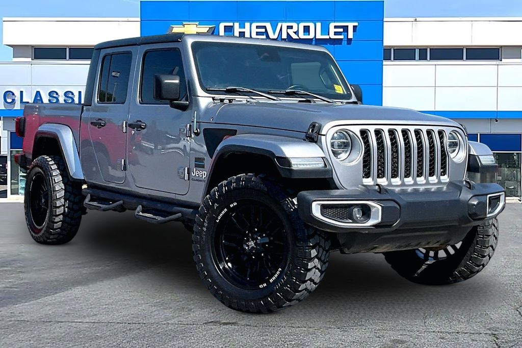 Billet Silver Metallic Clearcoat 2020 Jeep Gladiator Pickup Truck Four-Wheel Drive 8-Speed Automatic