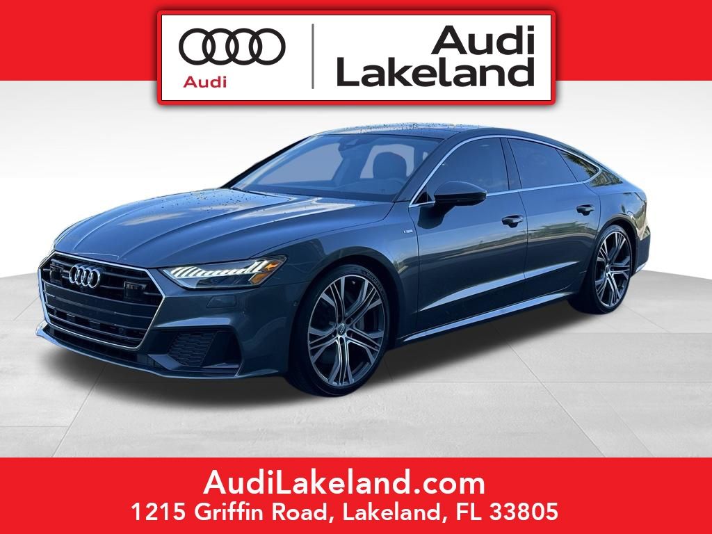 Daytona Gray Pearl 2019 Audi A7 quattro Prestige 55 TFSI Sedan All-Wheel Drive 7-Speed Automatic