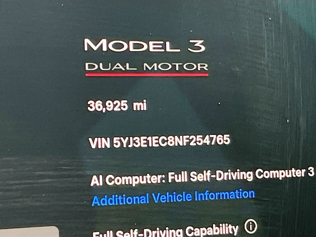 Used 2022 Red Tesla Performance image 11