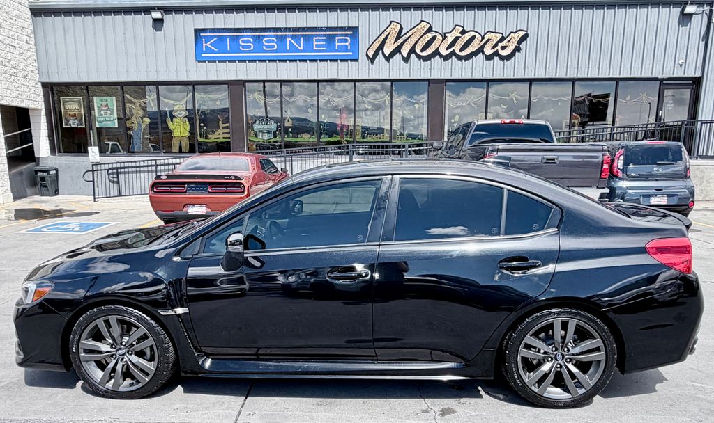 Crystal Black Silica 2017 Subaru WRX Limited Sedan All-Wheel Drive 6-Speed Manual