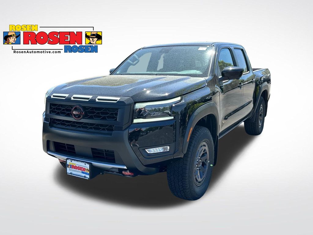 Super Black 2026 Nissan Frontier Pickup Truck Four-Wheel Drive 9-Speed Automatic Overdrive