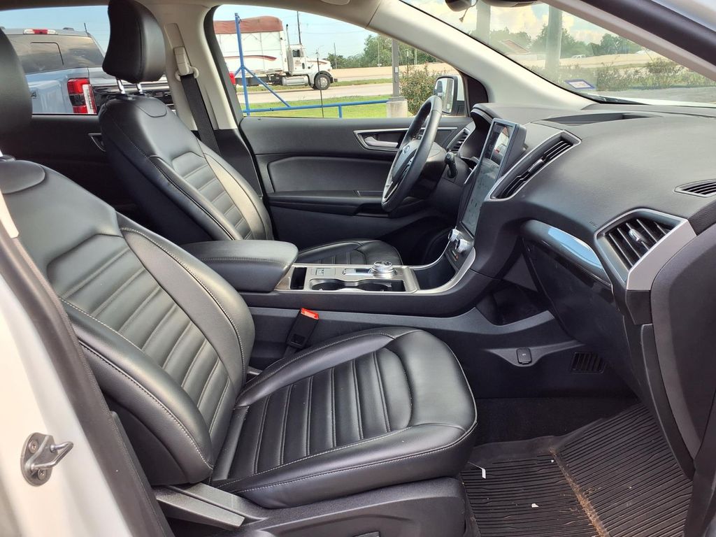2024 Ford Edge SEL White at North Houston Mitsubishi