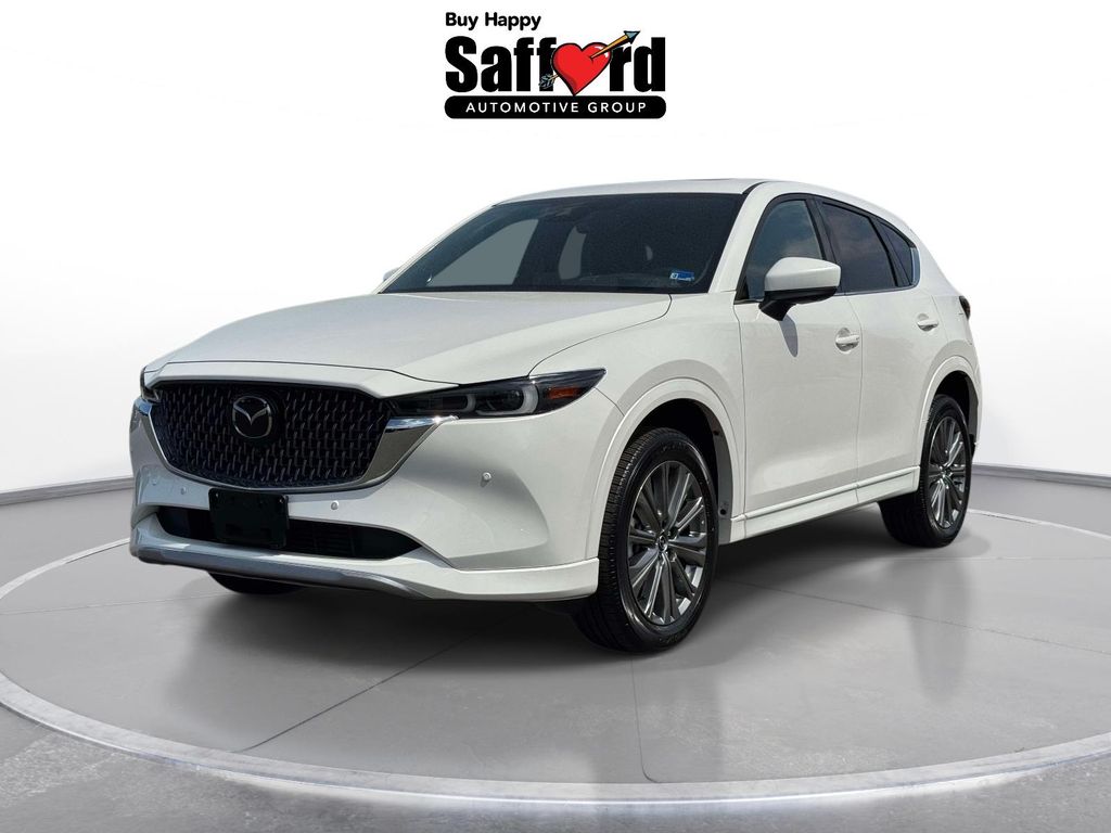 White Metallic 2025 Mazda CX-5 2.5 Turbo Signature AWD SUV / Crossover All-Wheel Drive 6-Speed Automatic