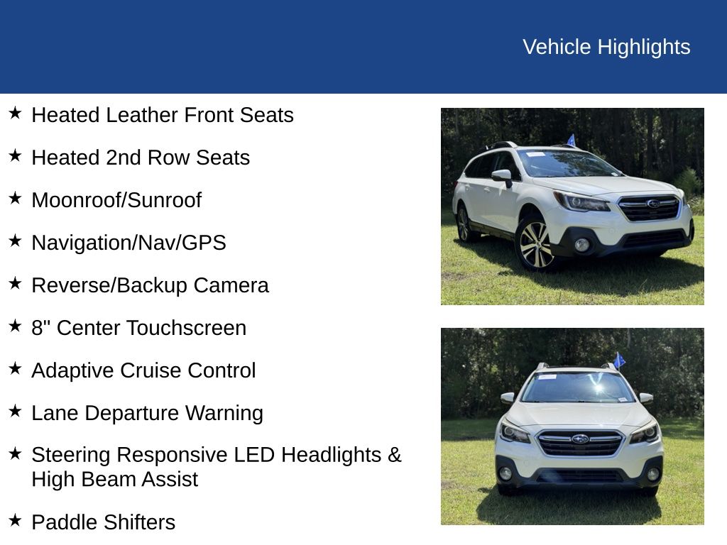 2018 Subaru Outback 2.5i Limited