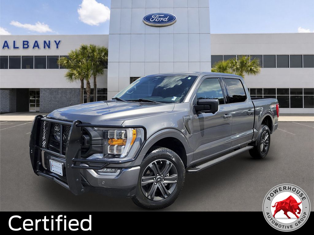 Gray Metallic 2023 Ford F-150 Pickup Truck Four-Wheel Drive Automatic
