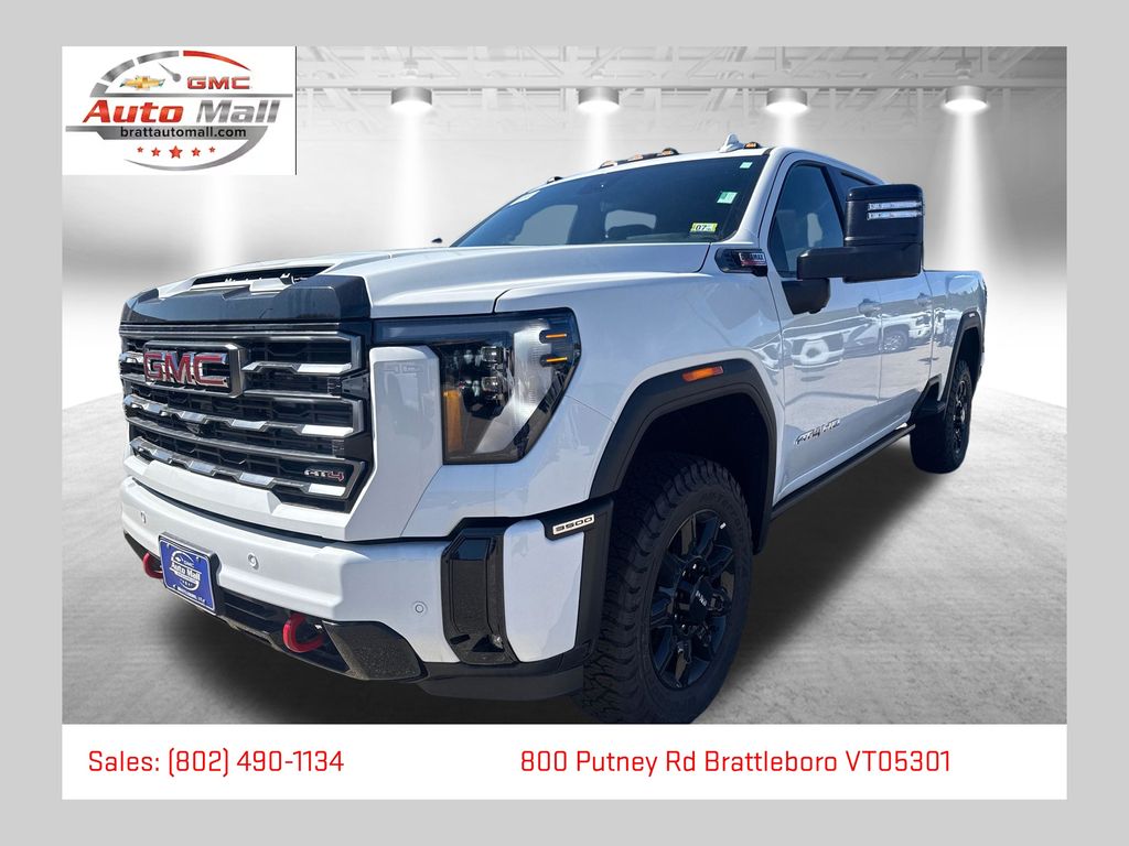 Summit White 2026 GMC Sierra 3500HD Pickup Truck Four-Wheel Drive Automatic
